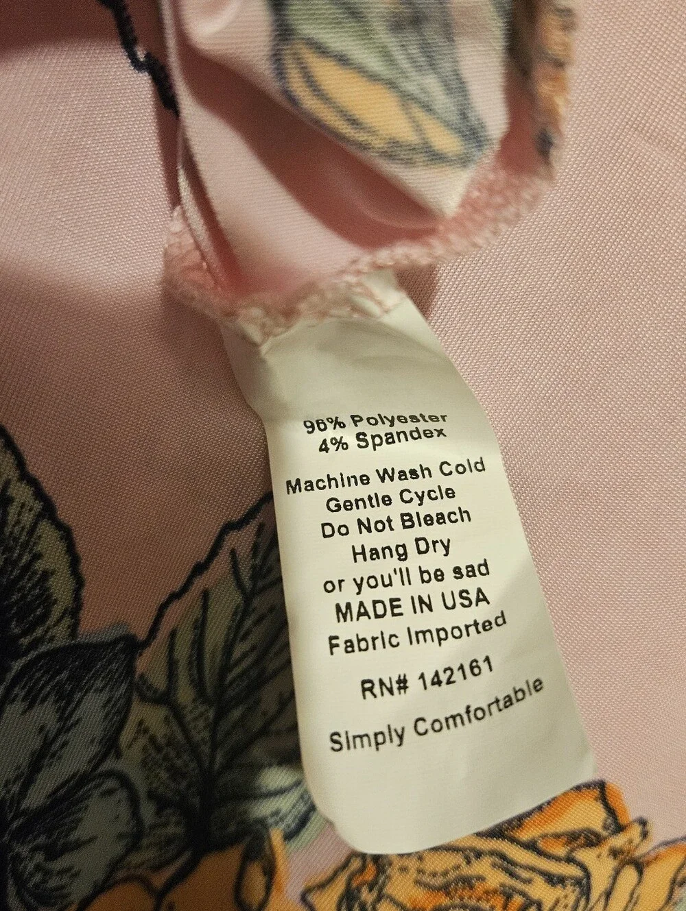 Lularoe Azure Pink Floral A-line Skirt with Yellow Roses Size Medium Nwt